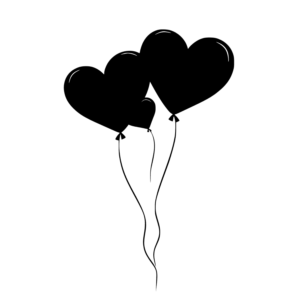 Heart balloons