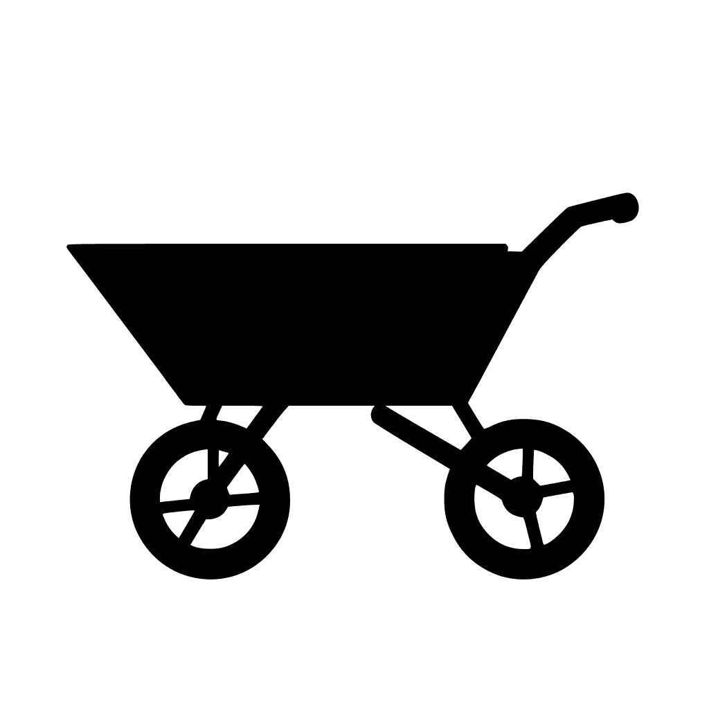 Garden wheelbarrow