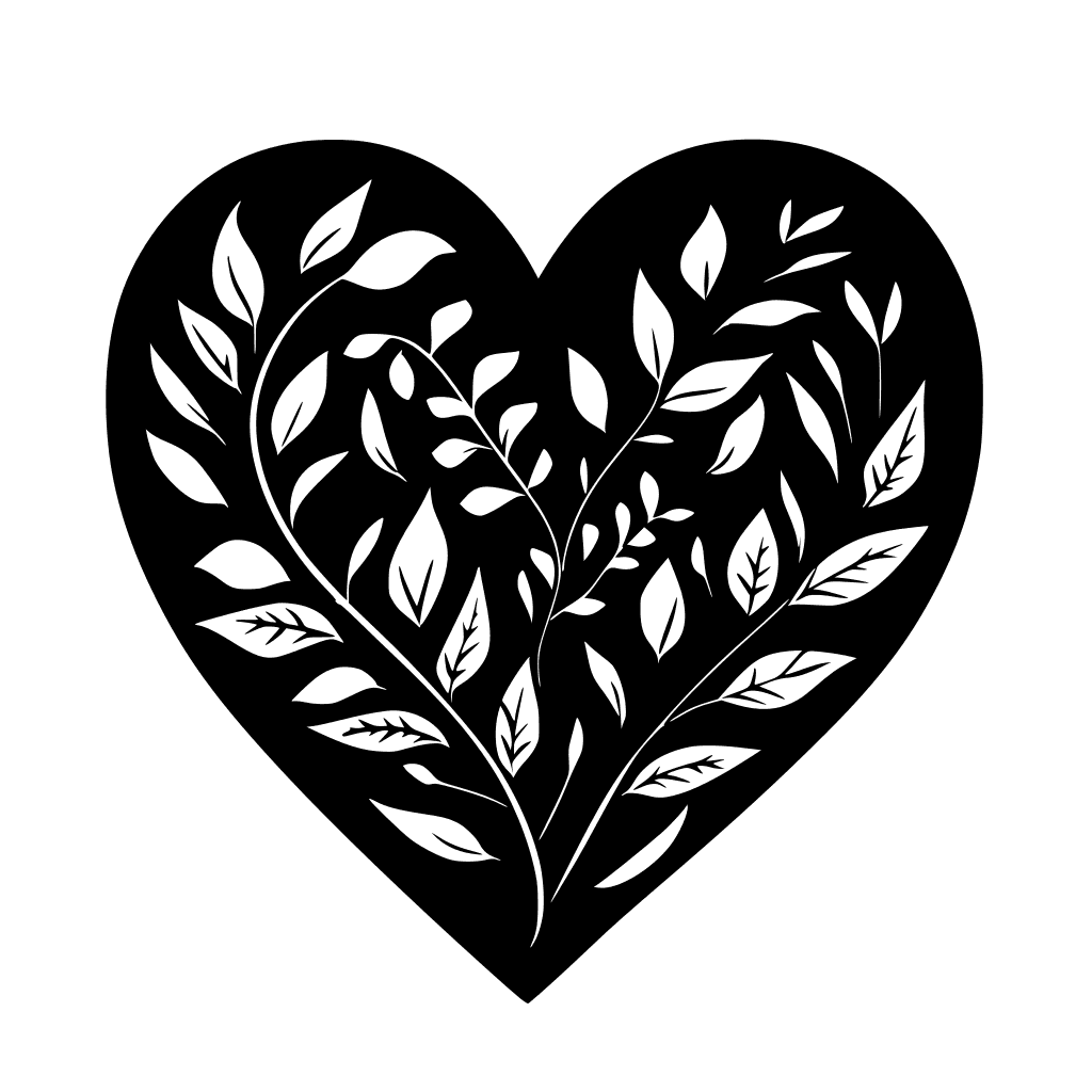 Floral Patterned Heart