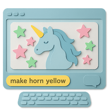 Computer screen showing design customization